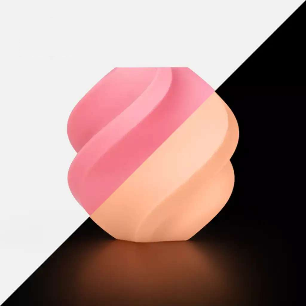 Bambu Lab PLA Glow Leuchtend-Pink (15200) 1kg 1,75 mm...