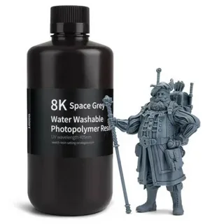 3D printing, synthetic resin, standard, space grey, 1 kg