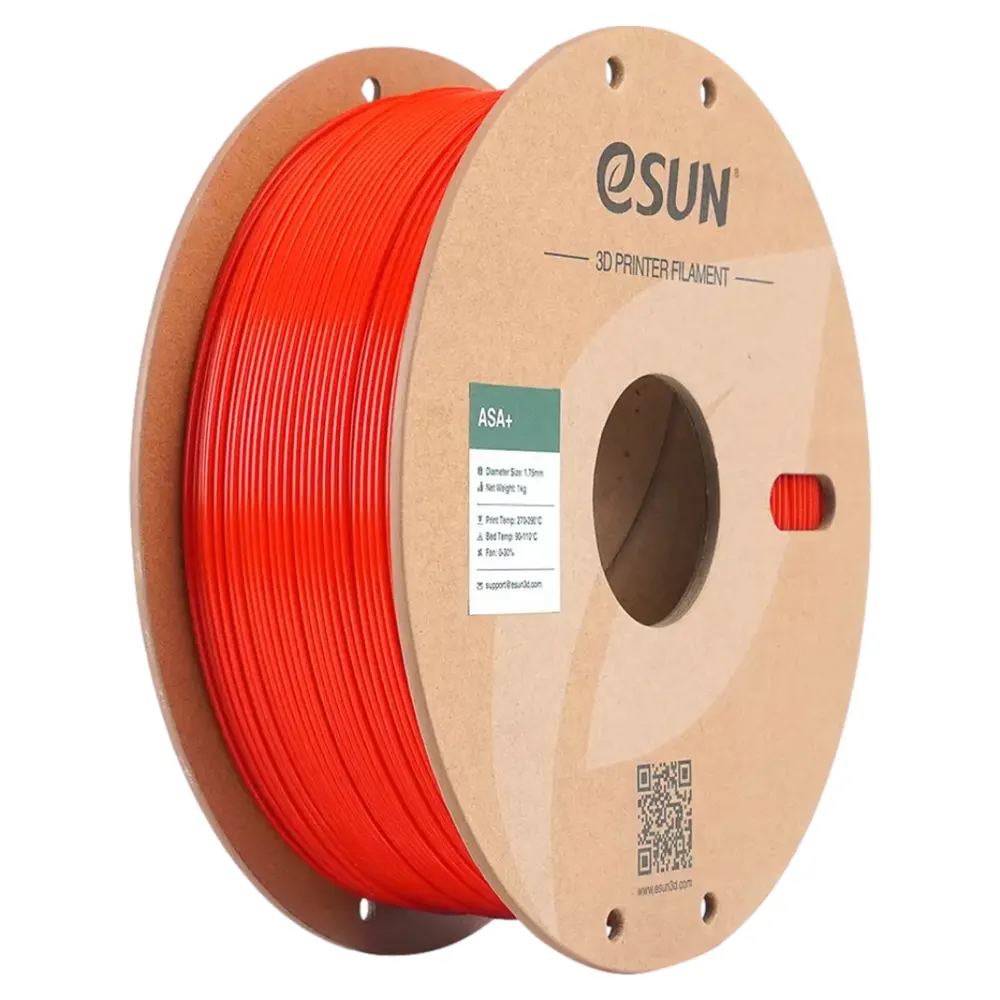 eSUN 3D ASA+ Rojo 1,0kg 1,75mm