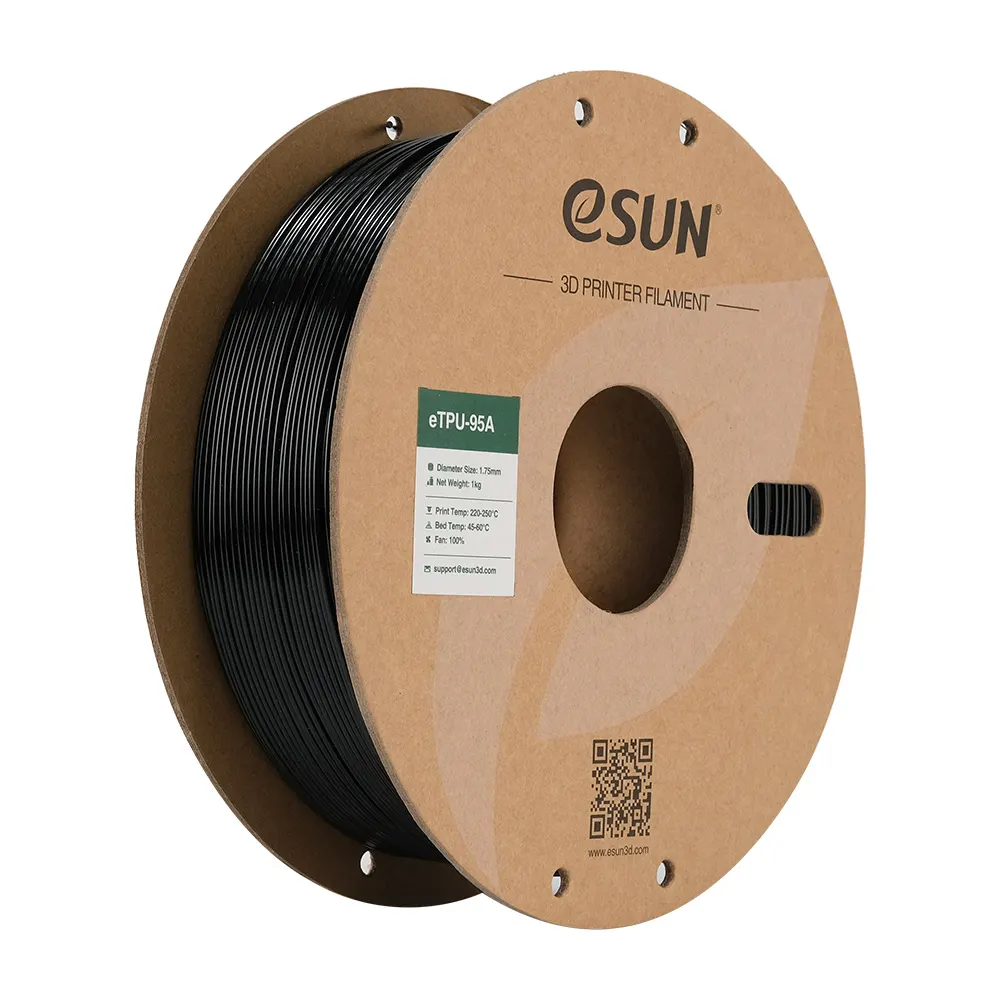 eSUN 3D eTPU 95A Negro 1,0kg 1,75mm