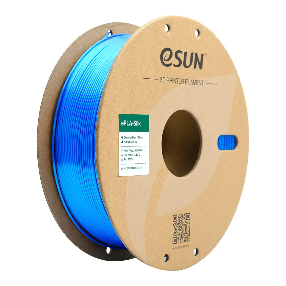 eSUN 3D PLA eSilk Blue 1,0kg 1,75mm