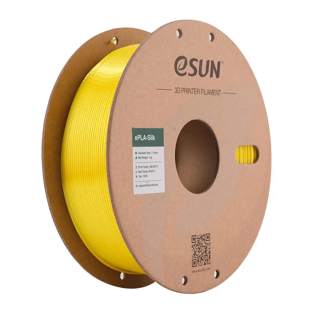 eSUN 3D PLA eSilk Gelb 1,0kg 1,75mm
