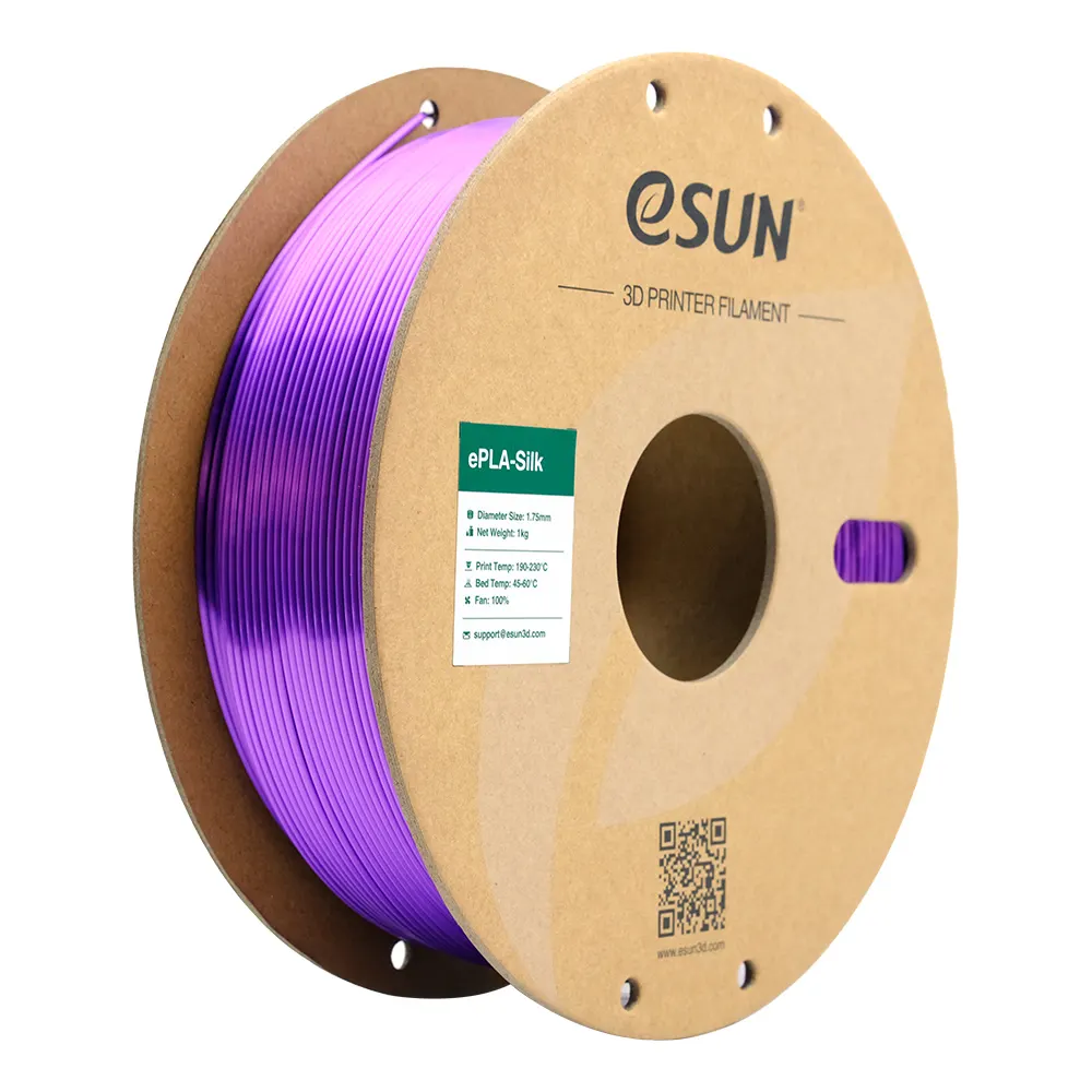 eSUN 3D PLA eSilk Purple 1,0kg 1,75mm