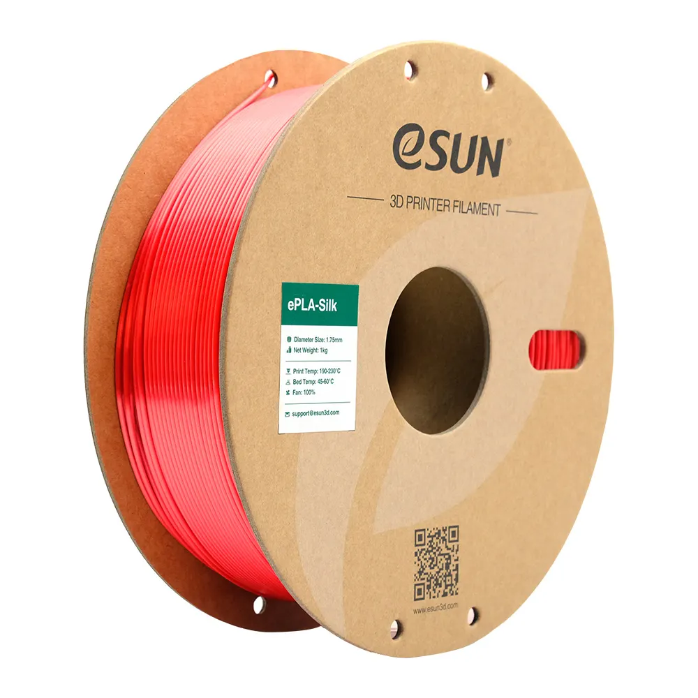 eSUN 3D PLA eSilk Rot 1,0kg 1,75mm