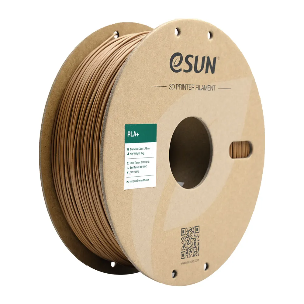 eSUN 3D PLA+ Lichtbruin 1,0kg 1,75mm