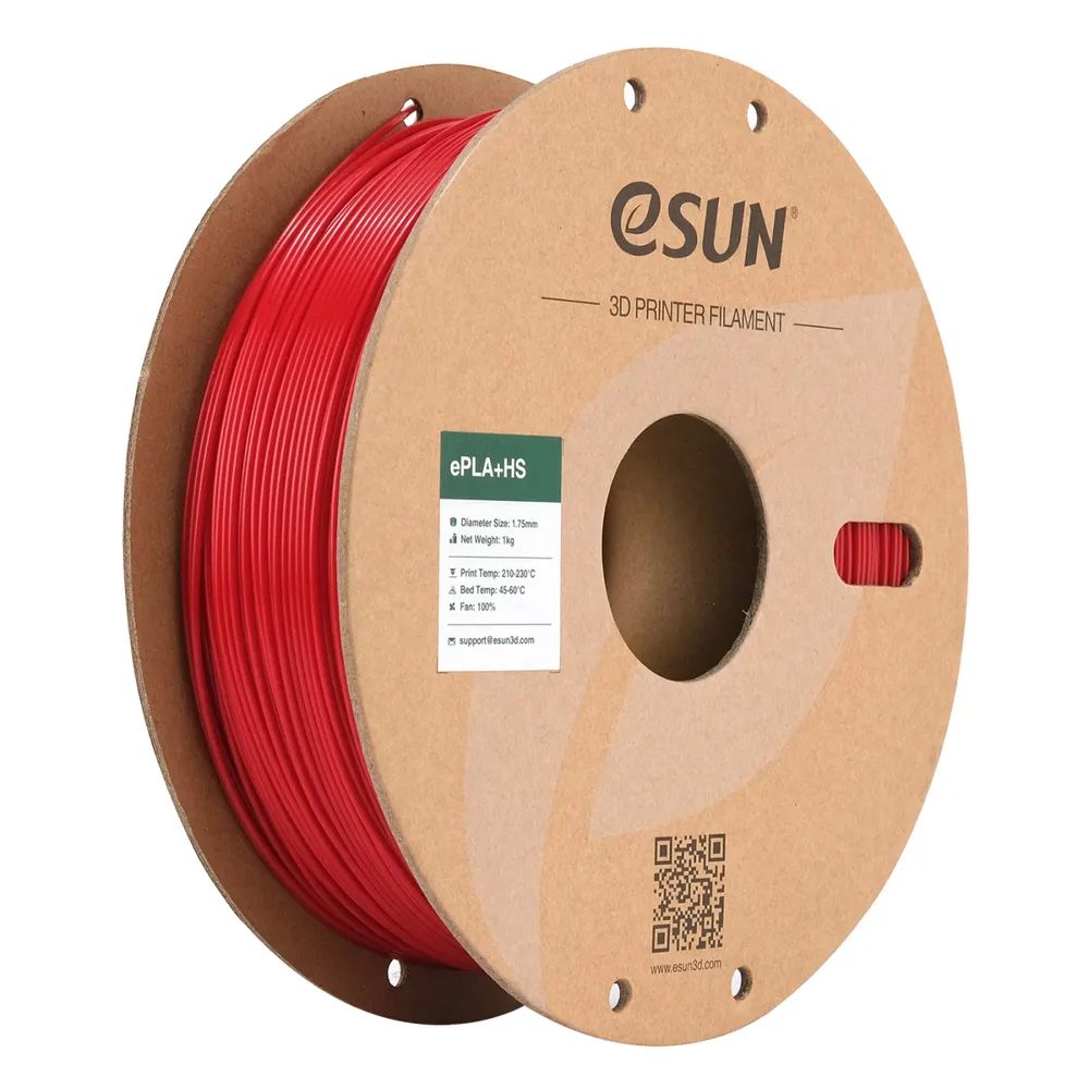 eSUN 3D PLA+ High Speed Fire Engine Red 1,0kg 1,75mm