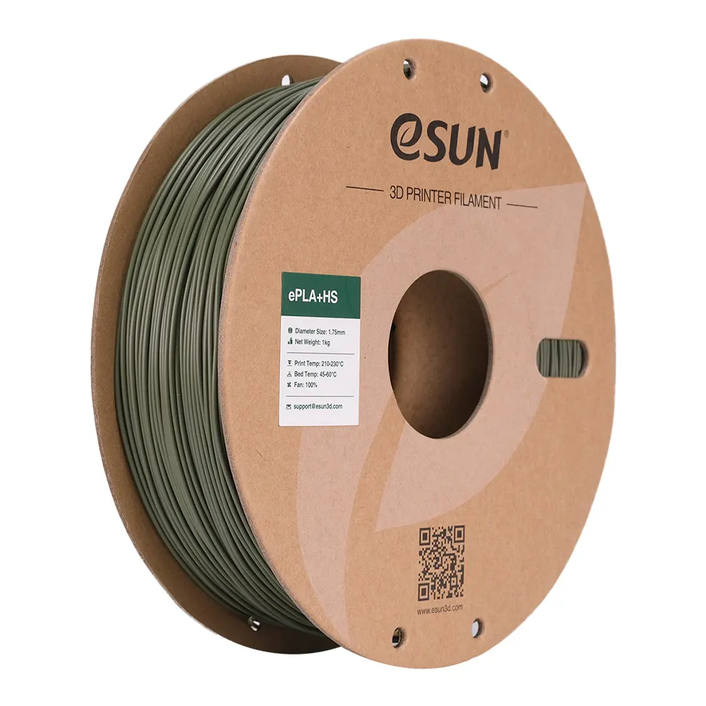 eSUN 3D PLA+ High Speed Olivgrün 1,0kg 1,75mm