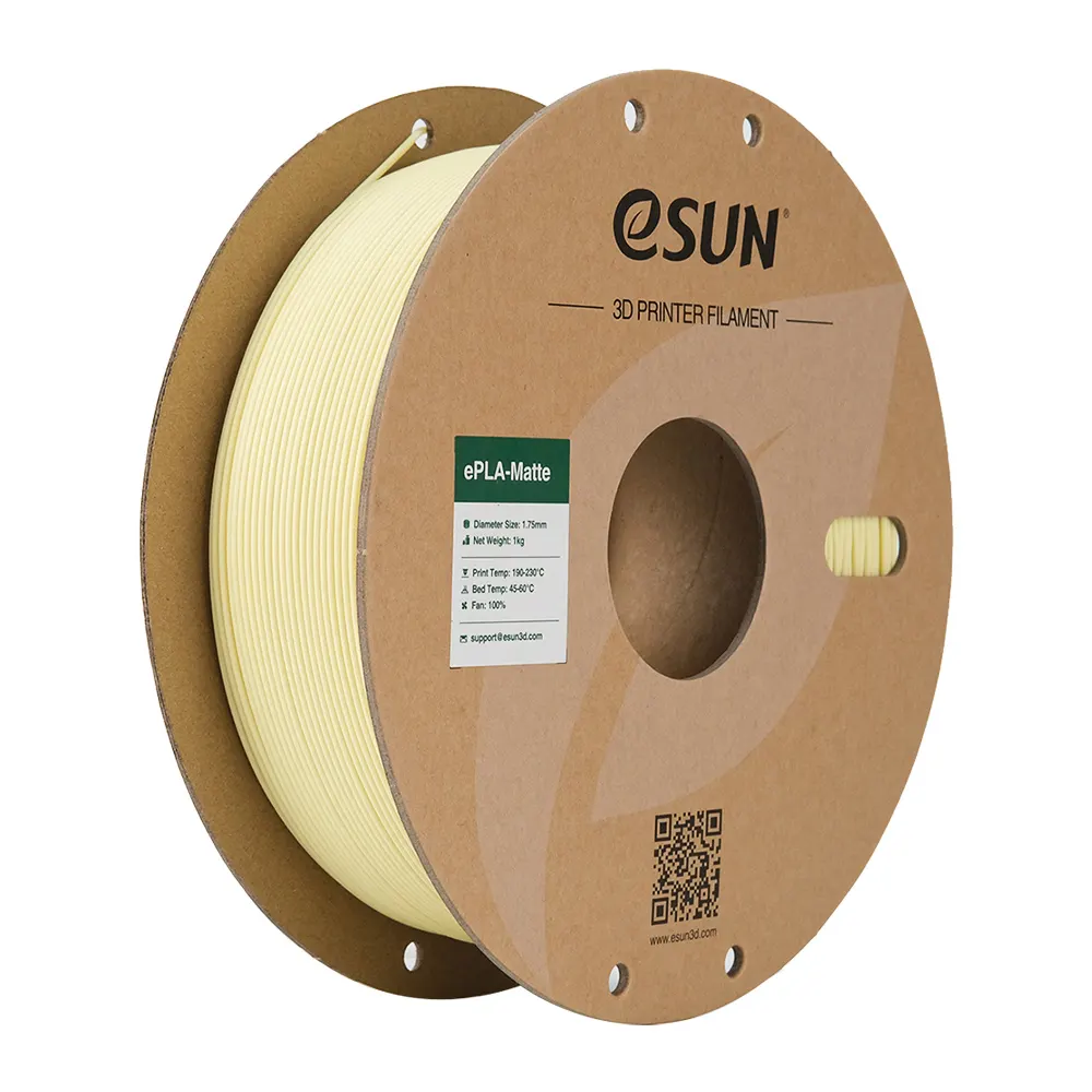 eSUN 3D PLA Matte Amarillo Almendra 1,0kg 1,75mm
