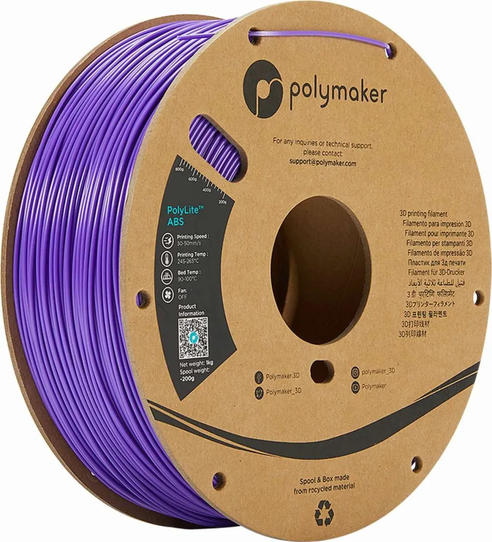 PolyMaker ABS (PolyLite) Purple 1,0kg