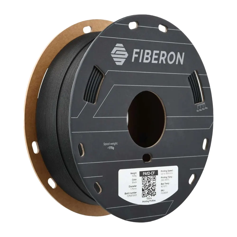 Polymaker Fiberon PA12-CF Schwarz 1,75 mm