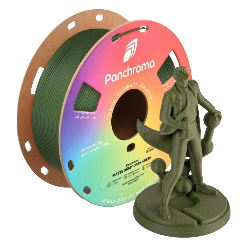 Polymaker Panchroma PLA Matte Army Dark Green 1,0kg 1,75mm