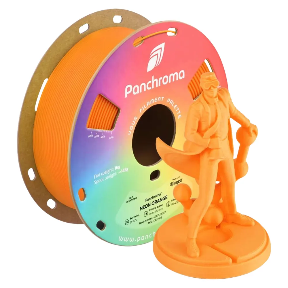 Polymaker Panchroma PLA Neon Orange 1,0kg 1,75mm