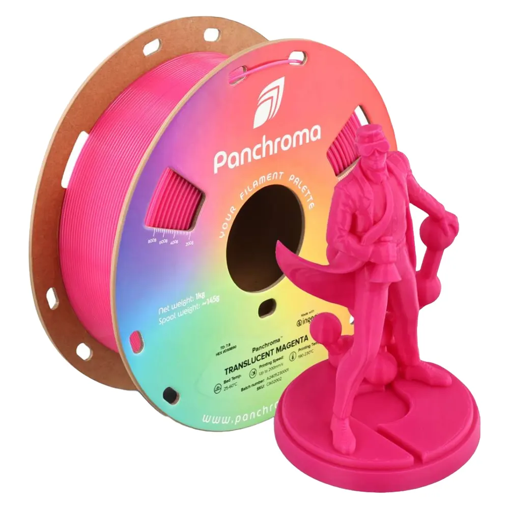 Polymaker Panchroma PLA Translucent Magenta 1,0kg 1,75mm