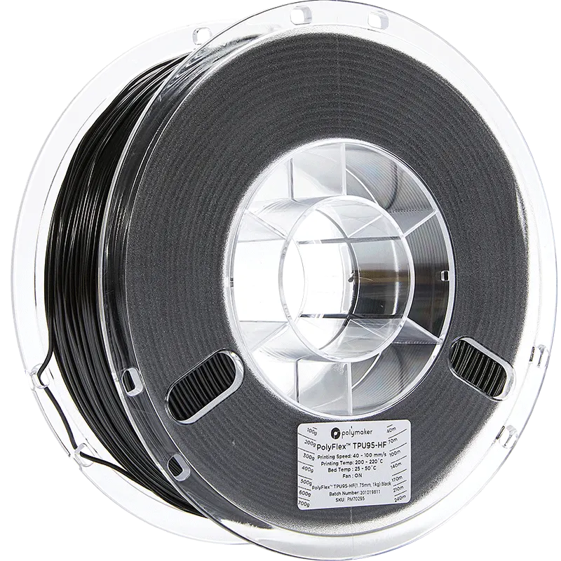 PolyMaker PolyFlex 95A HF Black 1,0kg