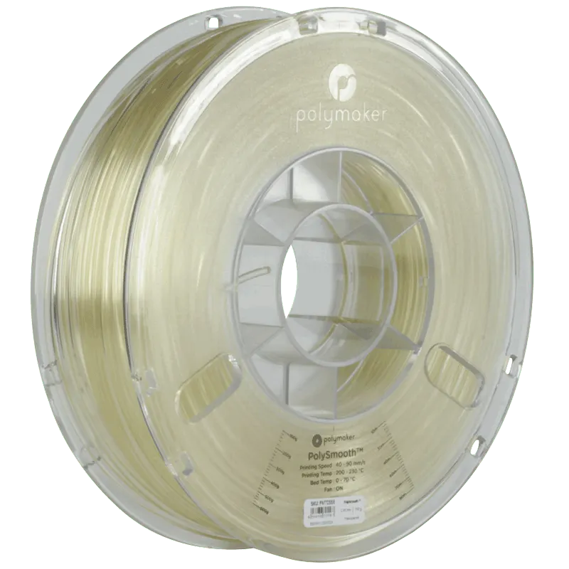 PolyMaker PolySmooth Filament Transparent 750g