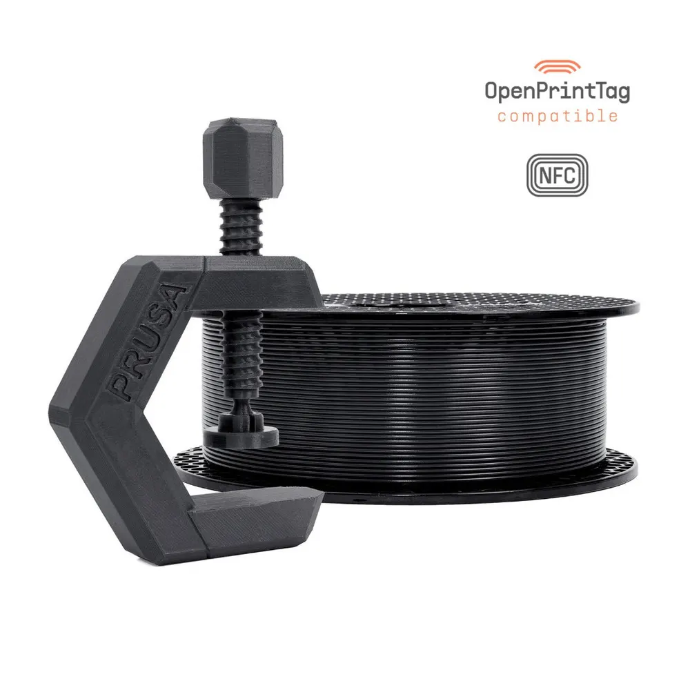 Prusament PETG Matte Black (NFC) 1kg 1,75 mm
