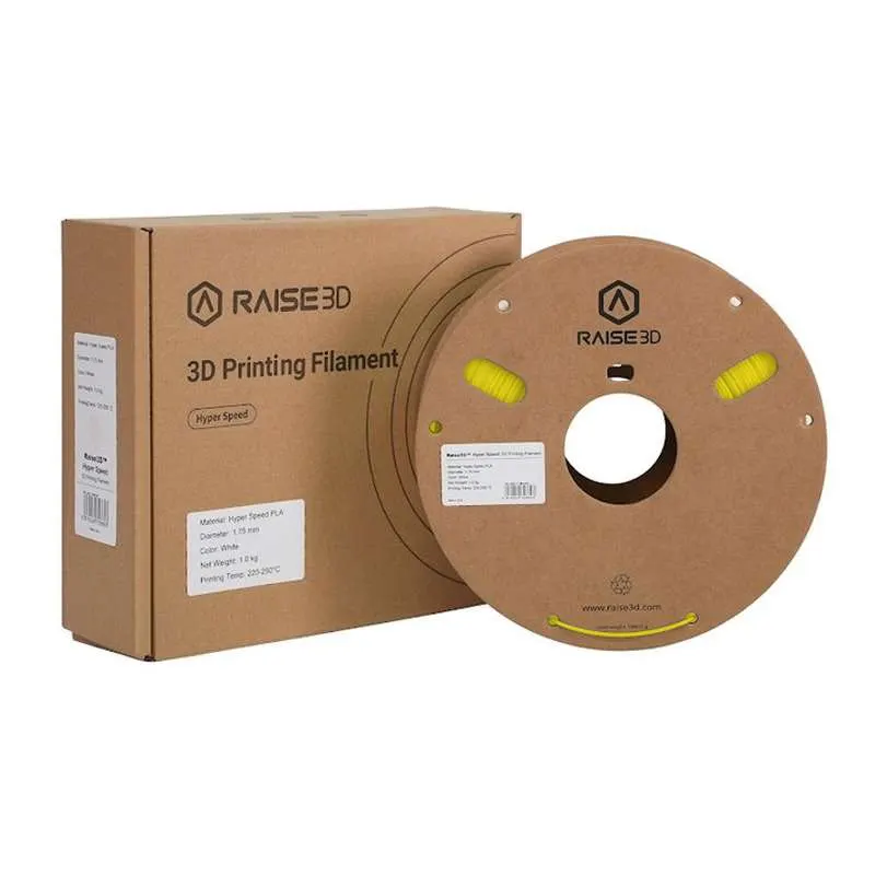 Raise3D Hyper Speed PLA Yellow Filament 1,0kg 1,75mm
